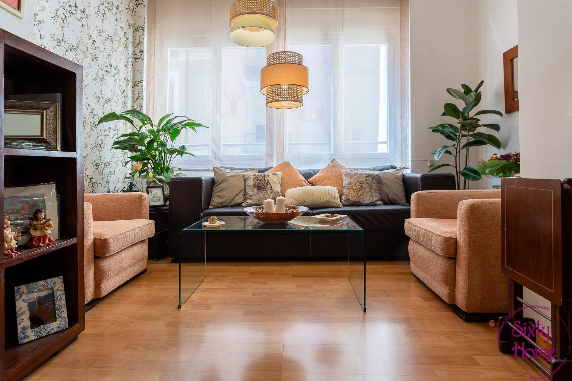 Sala de estar de Piso en venta en  Zaragoza Capital con Aire acondicionado, Calefacción y Trastero