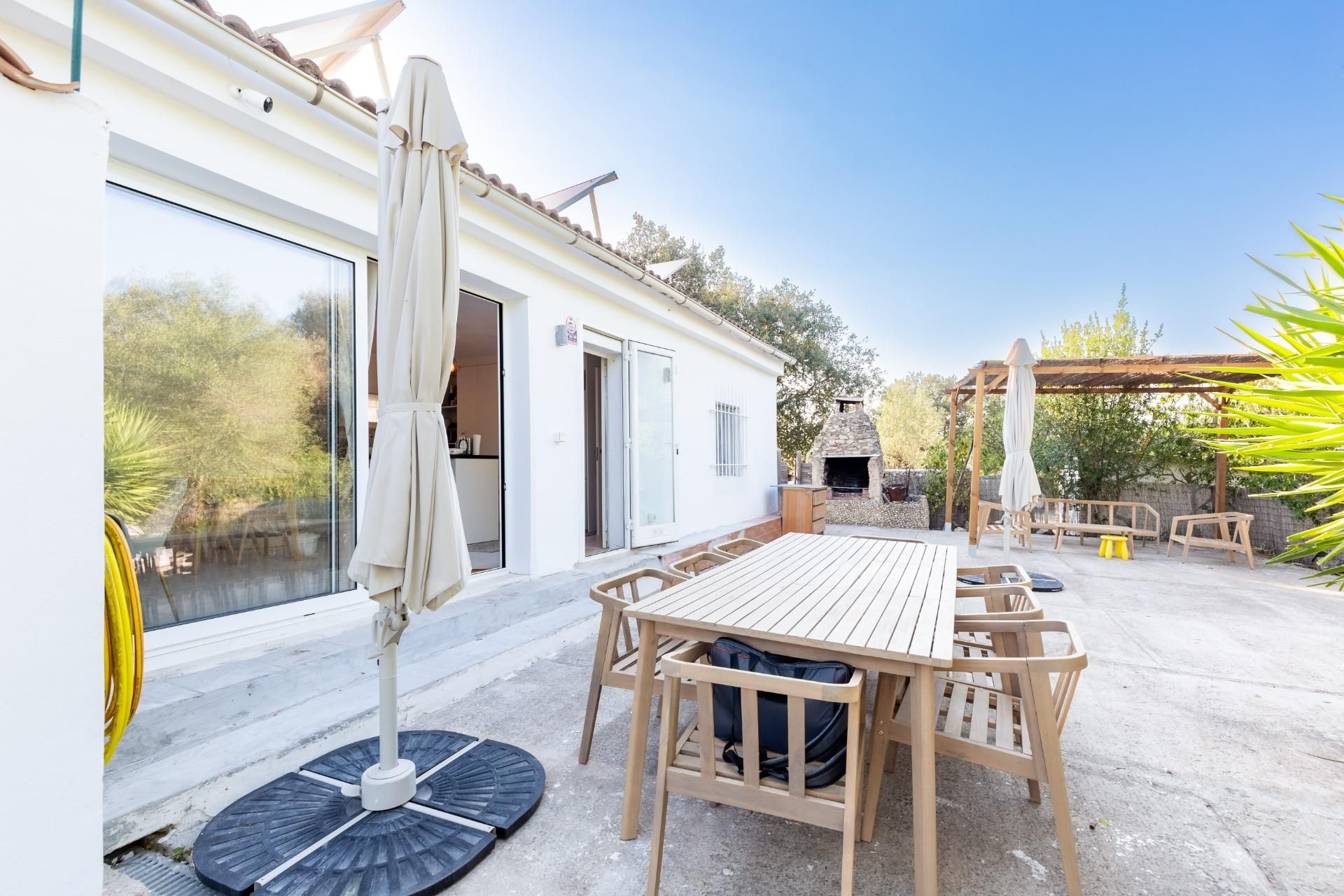 Terrassa de Finca rústica en venda en Montuïri amb Aire condicionat, Jardí privat i Parquet