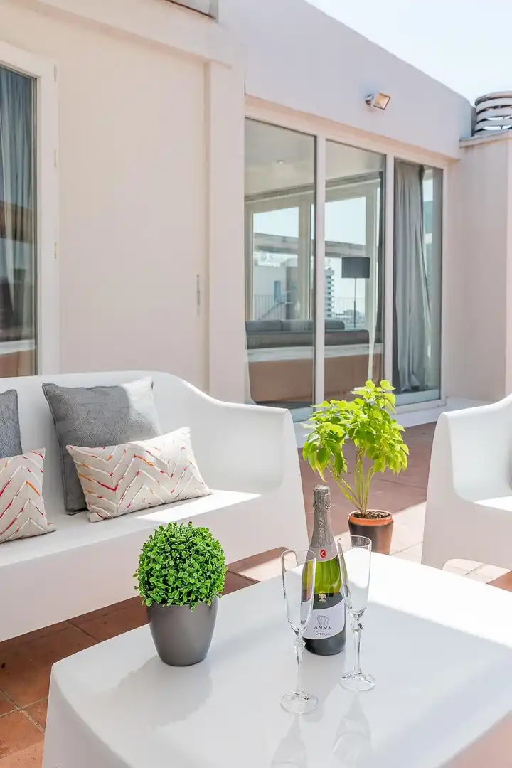 Terraza de Piso de alquiler en Madrid con Aire acondicionado, Calefacción y Terraza