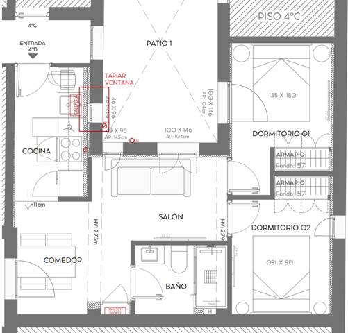 Piso en Venta en Fuente del Berro