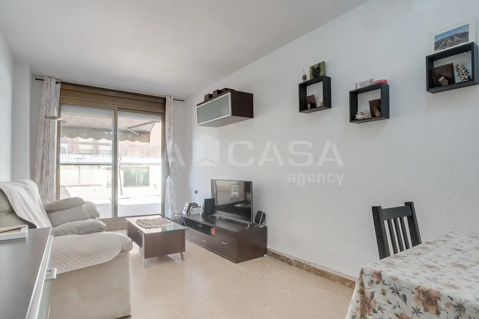 Sala d'estar de Pis en venda en  Barcelona Capital amb Terrassa