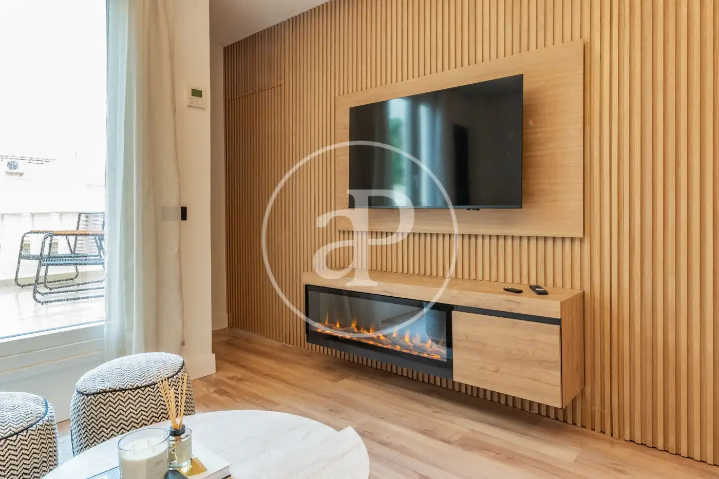 Sala de estar de Ático en venta en Madrid con Aire acondicionado, Calefacción y Terraza