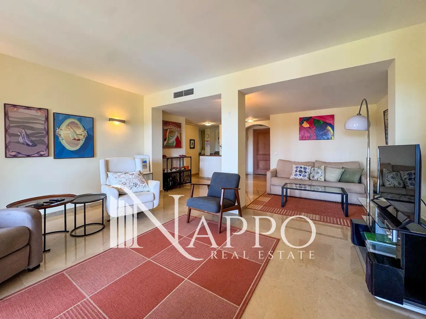 Wohnzimmer von Wohnung zum Verkauf in Calvià mit Klimaanlage, Heizung und Terrasse