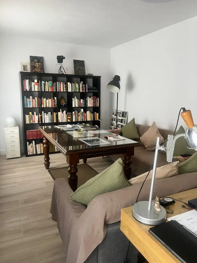 Living room of Flat for rent in Ronda  with Furnished
