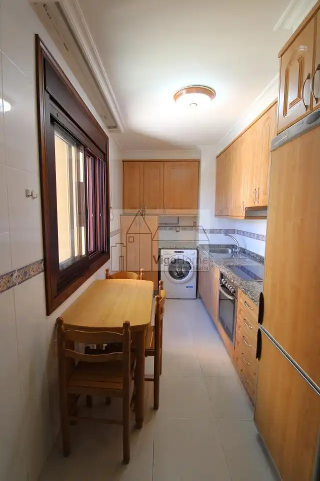 Kitchen of Flat for rent in Vigo   with Heating, Storage room and Furnished