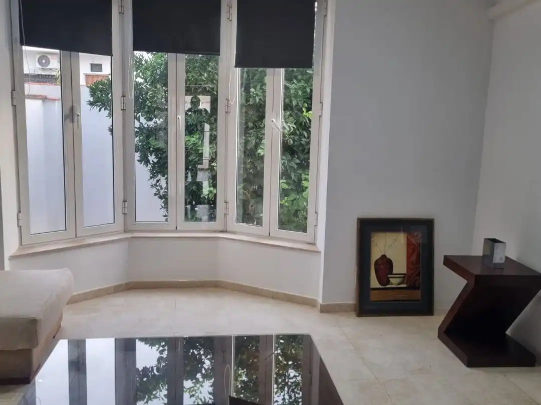 Sala de estar de Casa o chalet de alquiler en Mairena del Aljarafe con Aire acondicionado, Jardín privado y Terraza