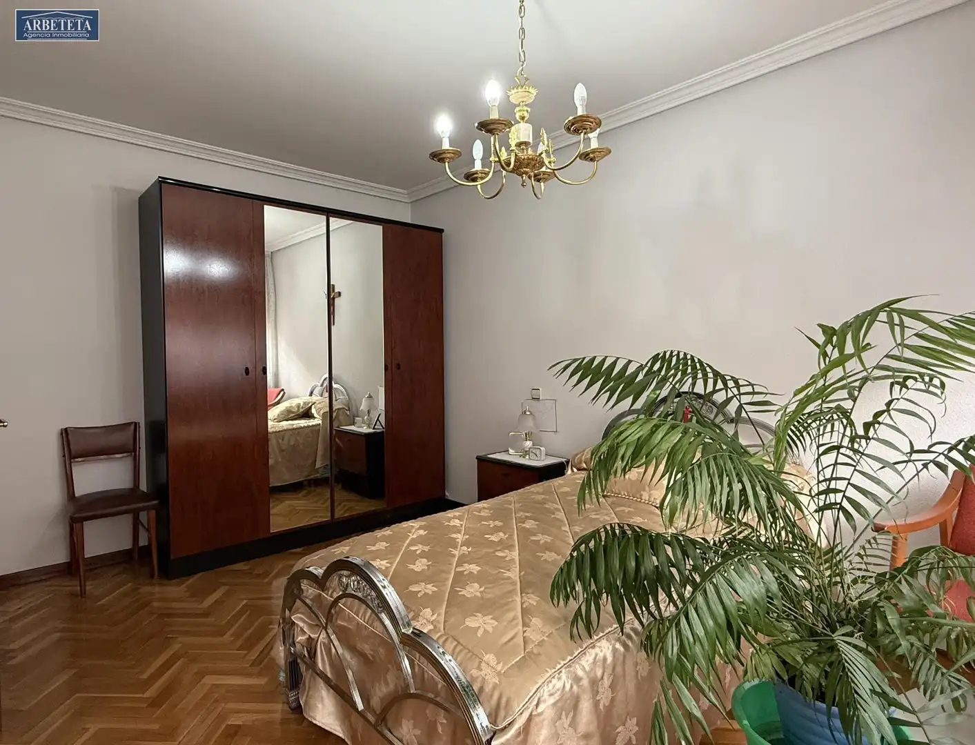 Schlafzimmer von Einfamilien-Reihenhaus zum Verkauf in Guadalajara mit Heizung, Parkett und Terrasse