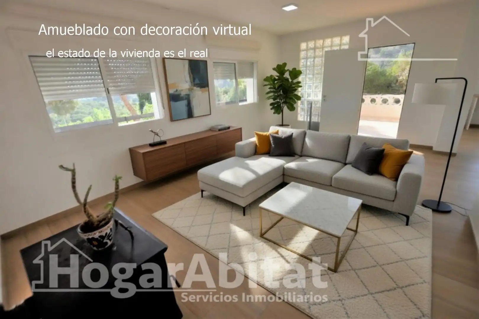 Living room of Houses for sale in Náquera  with Air Conditioner, Heating and Terrace