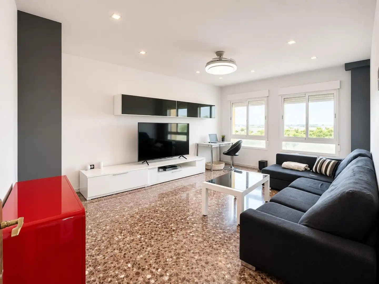 Sala de estar de Piso en venta en Carlet con Aire acondicionado