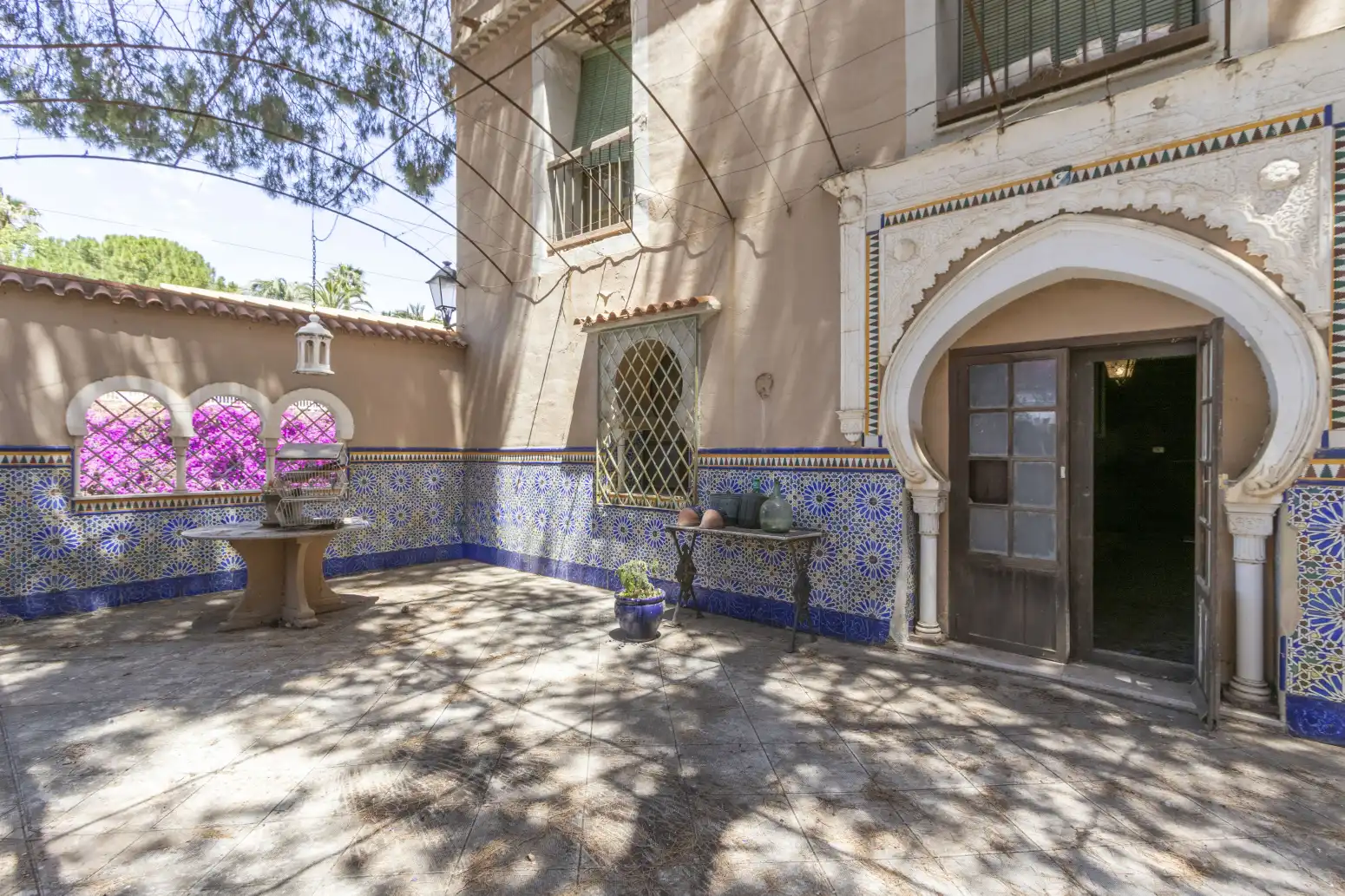Vista exterior de Casa adosada en venda en Náquera amb Jardí privat i Piscina