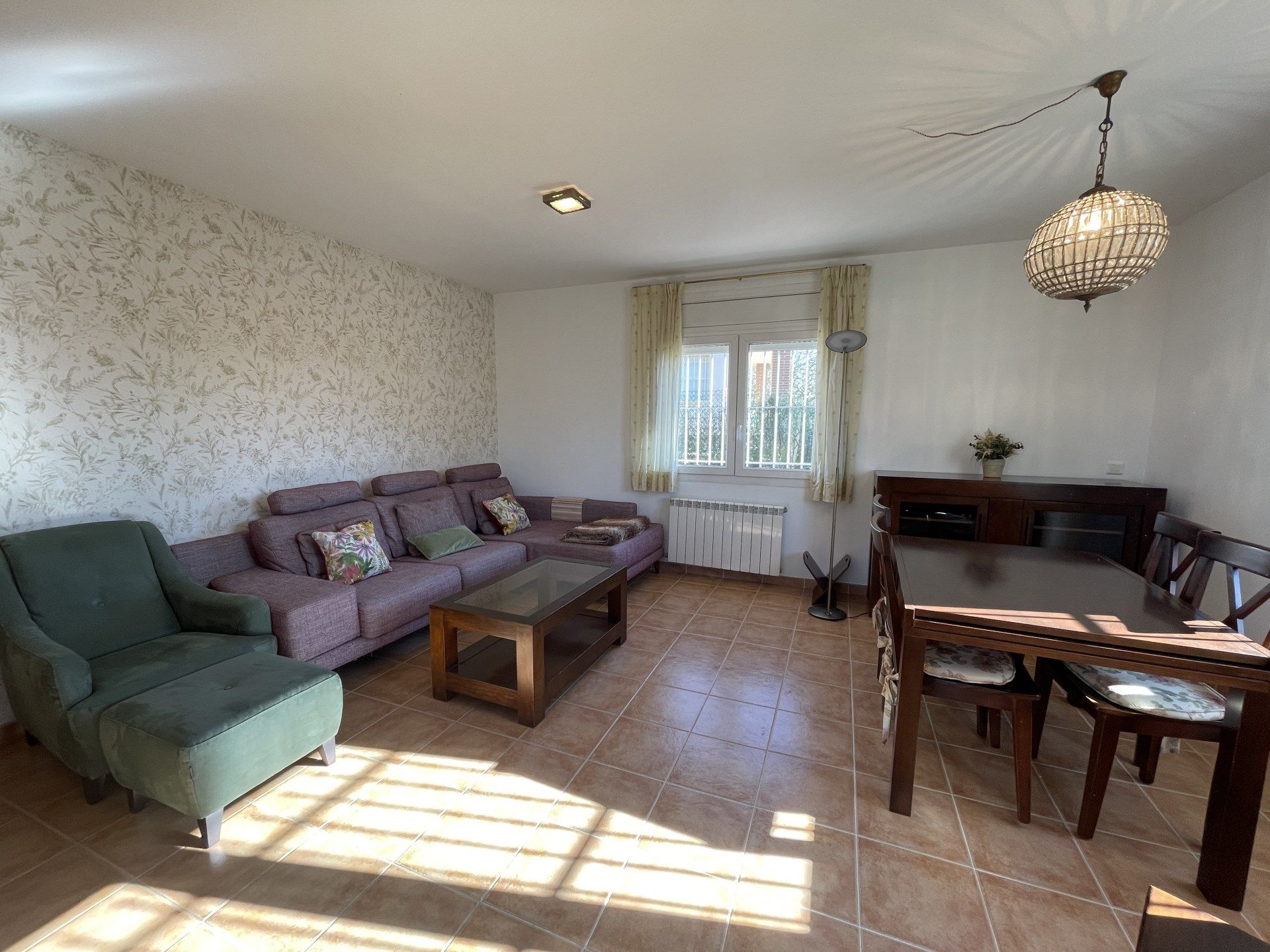 Living room of House or chalet to rent in Fornells de la Selva  with Heating, Storage room and Furnished