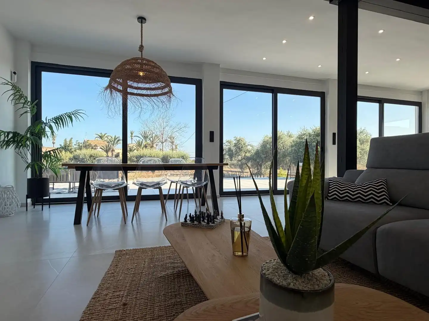 Sala de estar de Casa o chalet en venta en Elche / Elx con Aire acondicionado, Terraza y Piscina