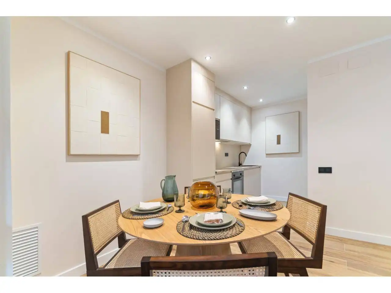Dining room of Flat for sale in Barcelona  with Air Conditioner, Heating and Balcony