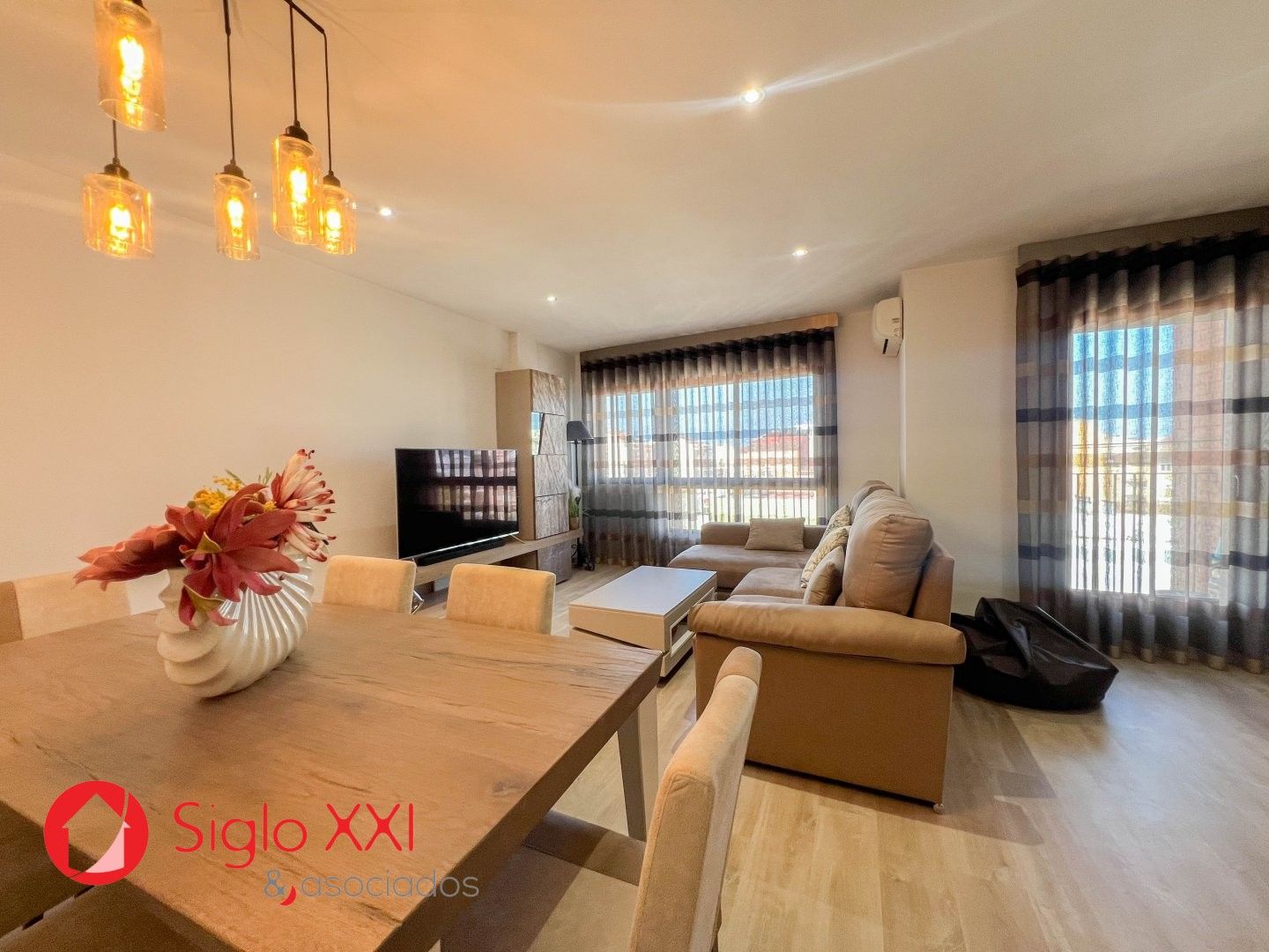Living room of Flat for sale in Castellón de la Plana / Castelló de la Plana  with Air Conditioner