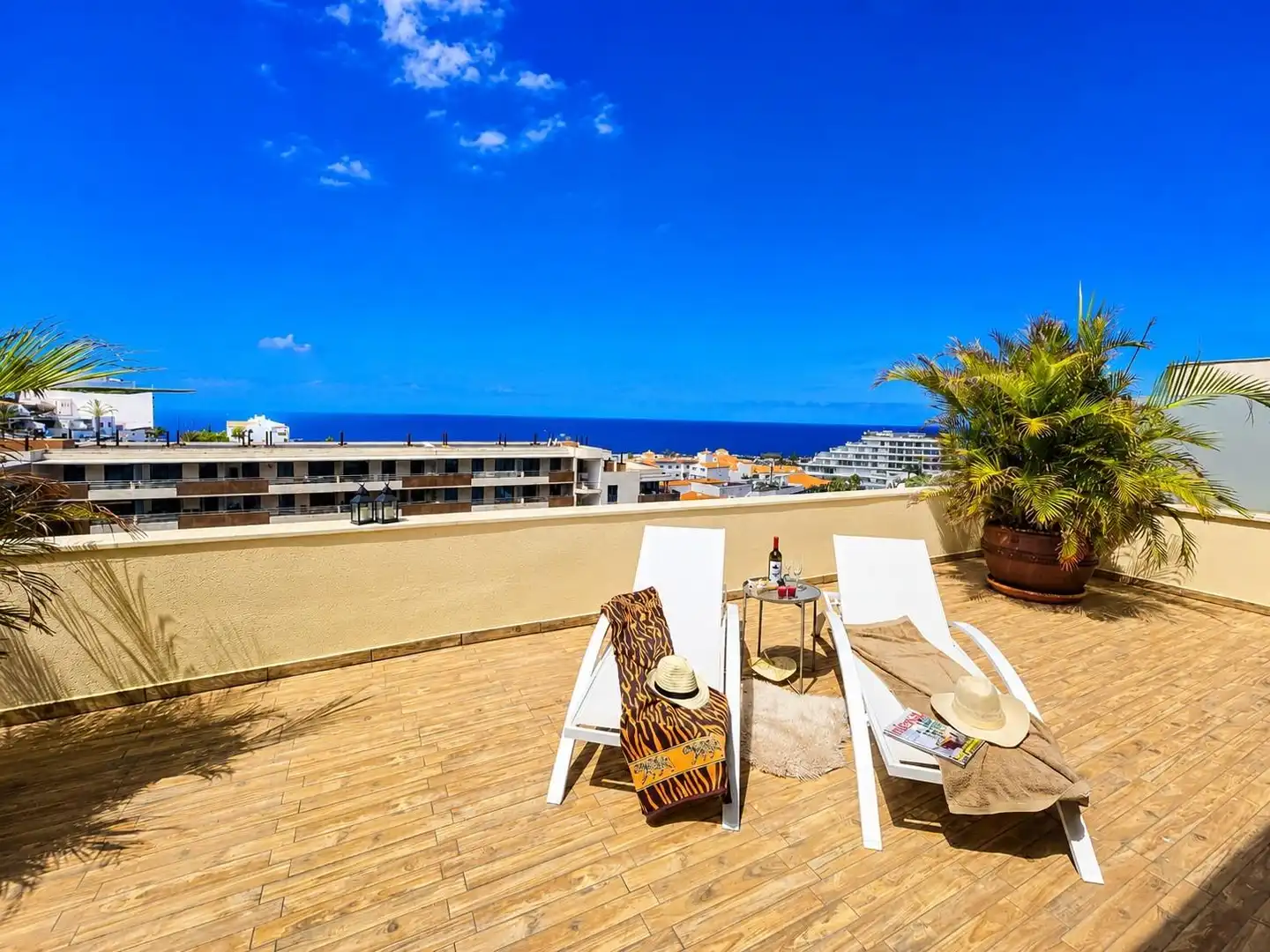 Terrassa de Àtic en venda en Santiago del Teide amb Aire condicionat, Jardí privat i Traster