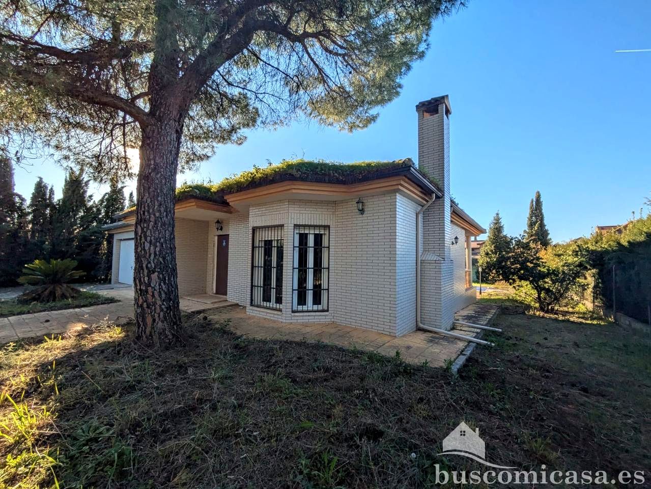 Vista exterior de Casa o chalet en venta en Linares con Aire acondicionado, Jardín privado y Piscina