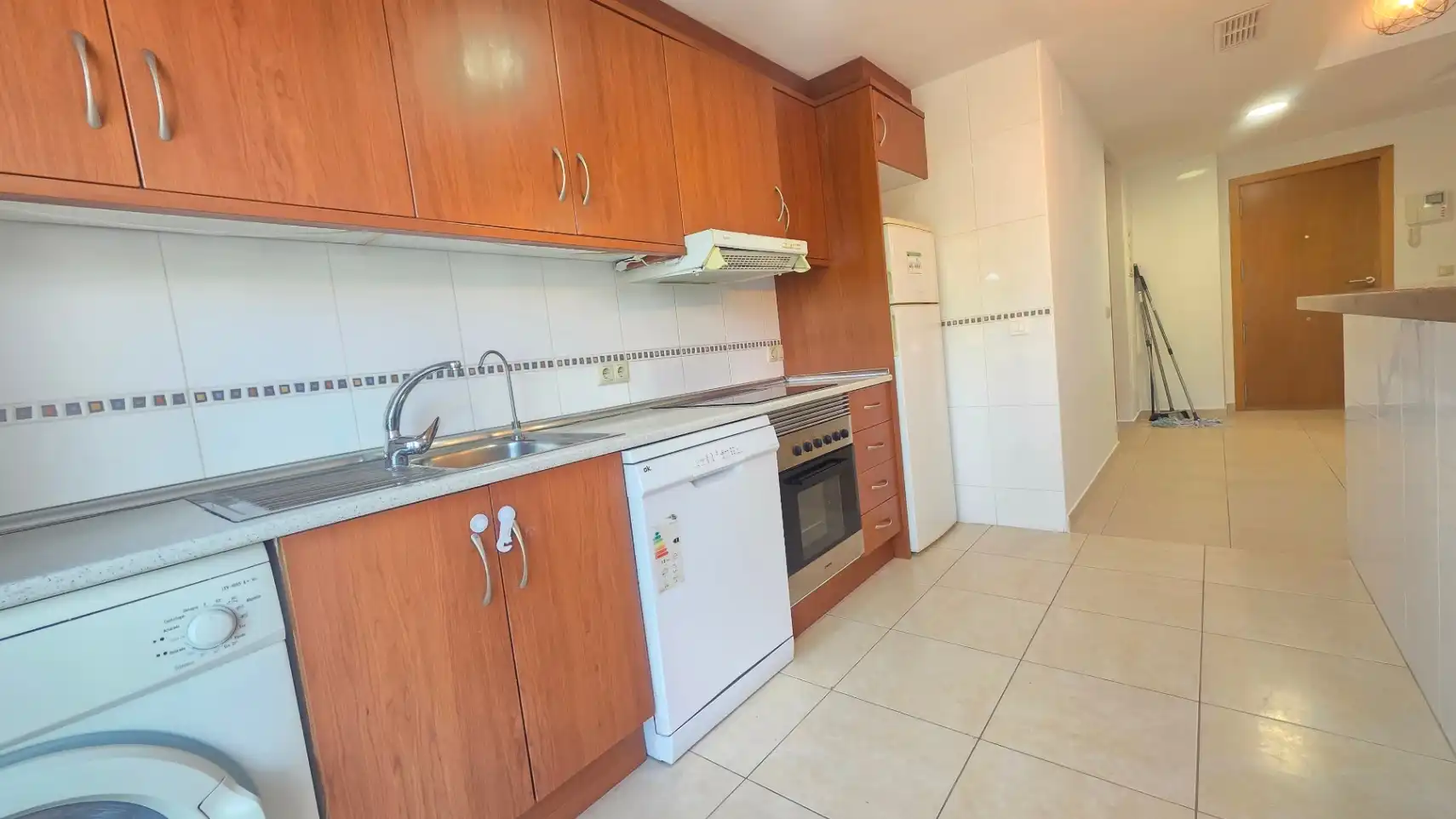 Kitchen of Flat for sale in Pedreguer  with Air Conditioner, Heating and Terrace
