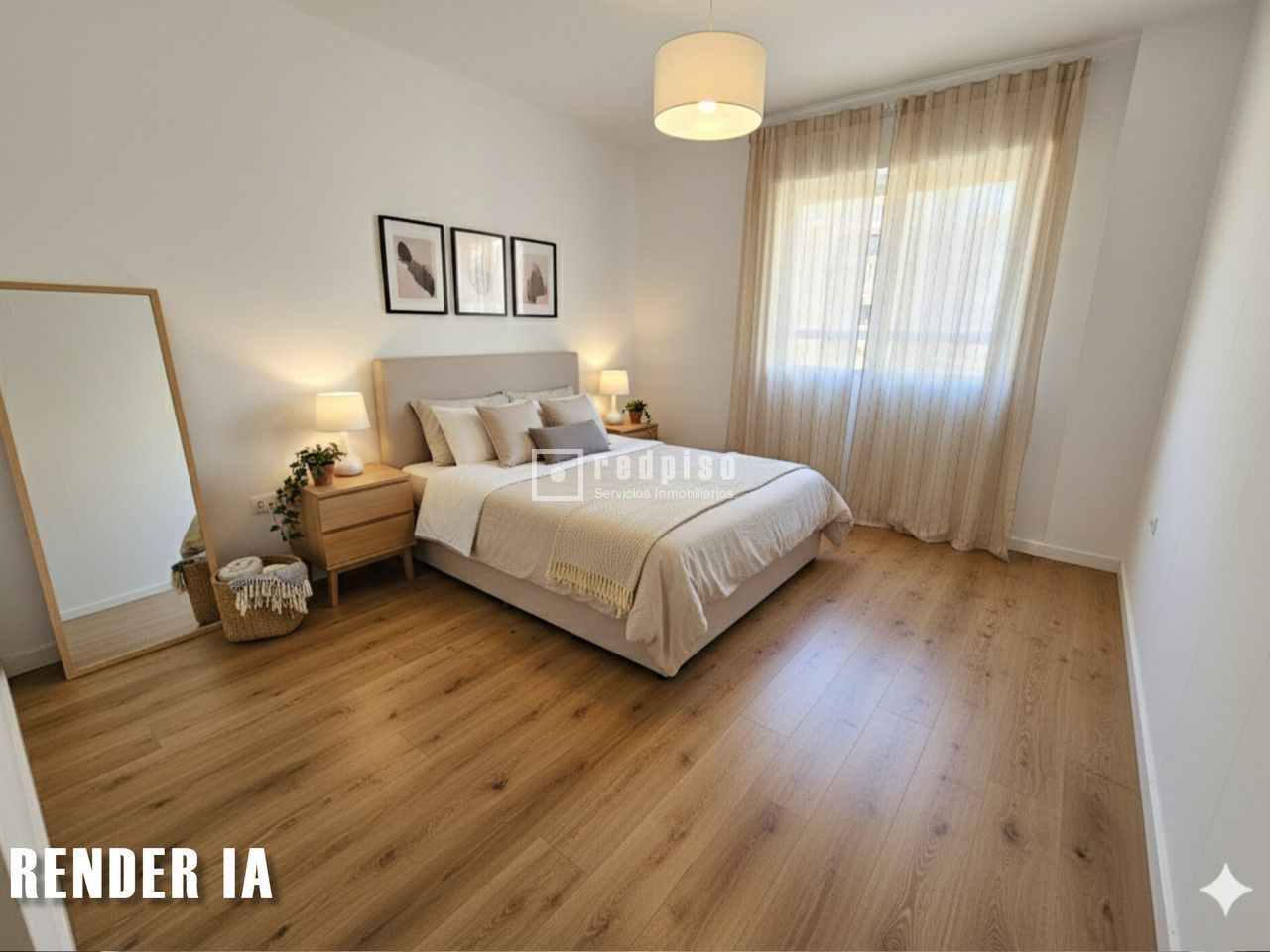 Bedroom of Flat for sale in  Valencia Capital  with Air Conditioner
