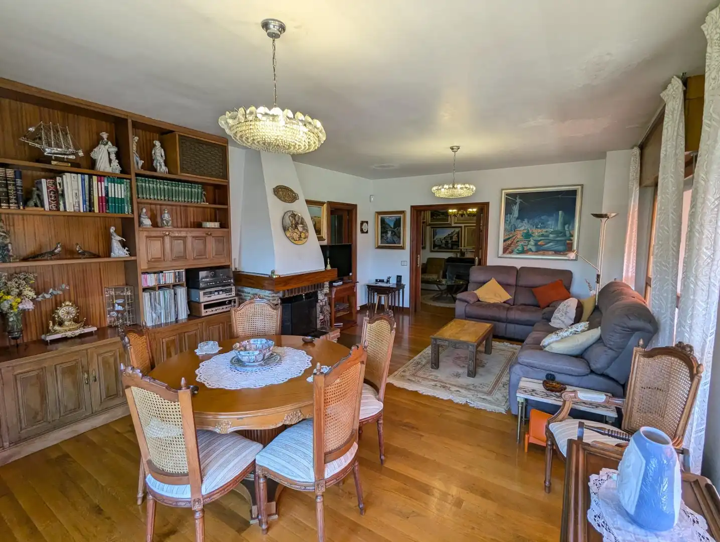 Sala de estar de Casa o chalet en venta en Estella / Lizarra con Aire acondicionado, Terraza y Trastero