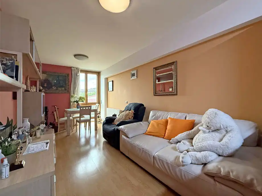 Sala d'estar de Pis en venda en Vitoria - Gasteiz amb Calefacció, Traster i Moblat