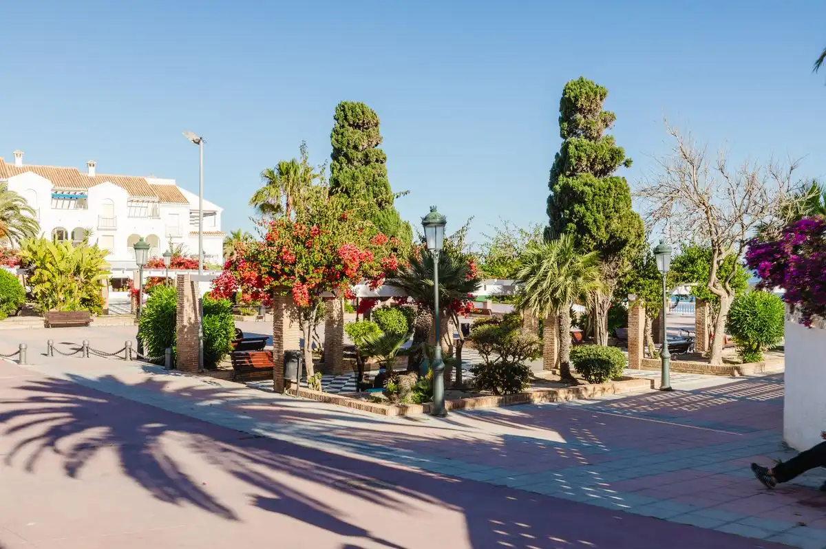 Exterior view of Flat for sale in Nerja  with Air Conditioner, Heating and Storage room