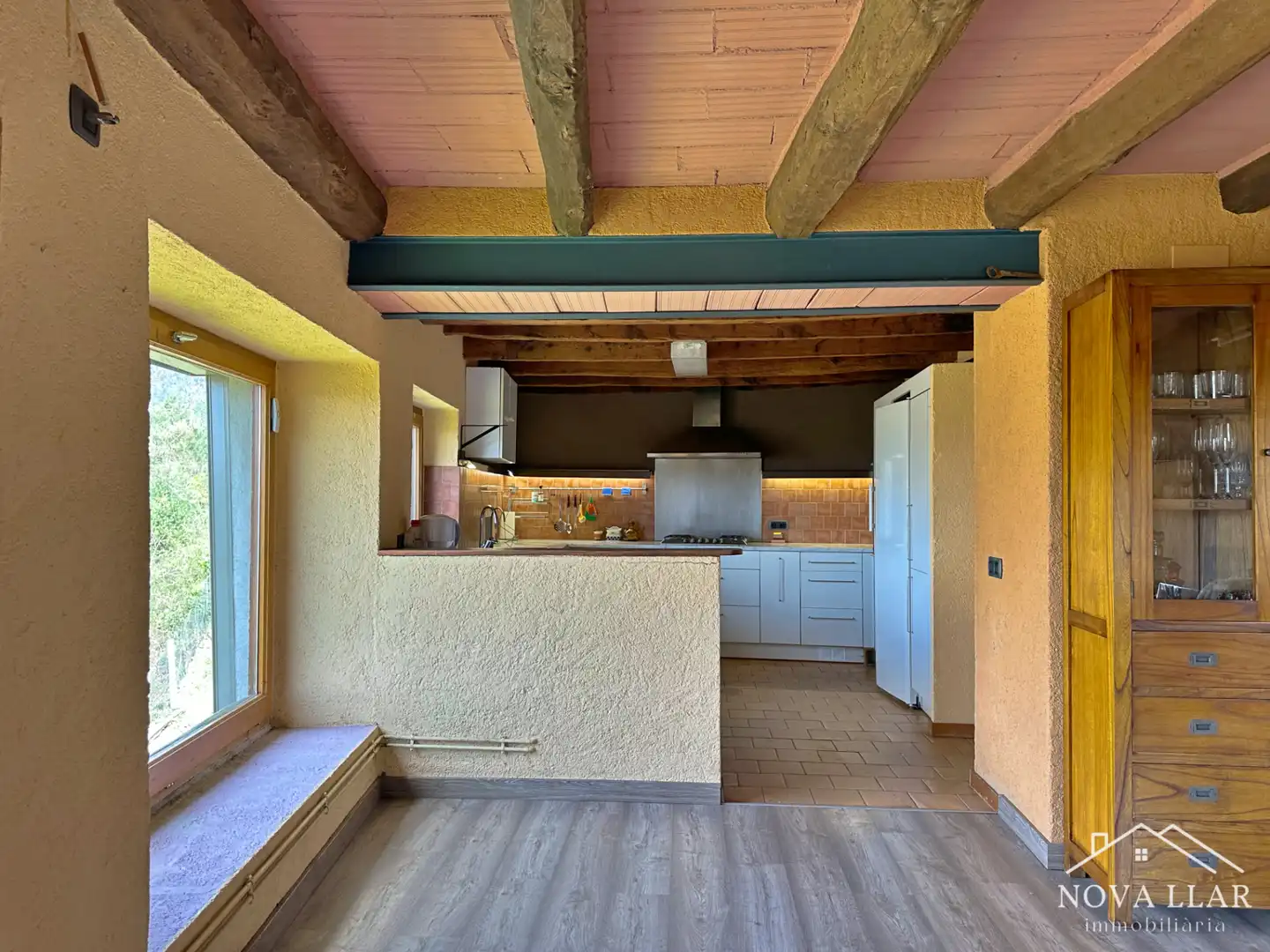 Cocina de Finca rústica en venta en Les Llosses con Calefacción, Jardín privado y Parquet