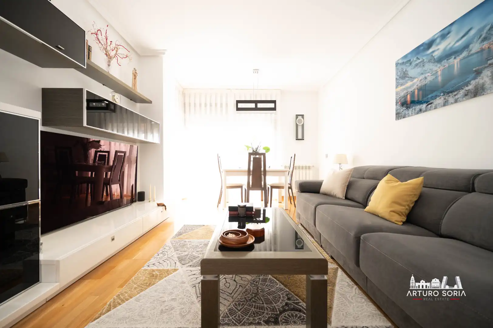 Sala de estar de Piso en venta en Rivas-Vaciamadrid con Aire acondicionado, Calefacción y Trastero