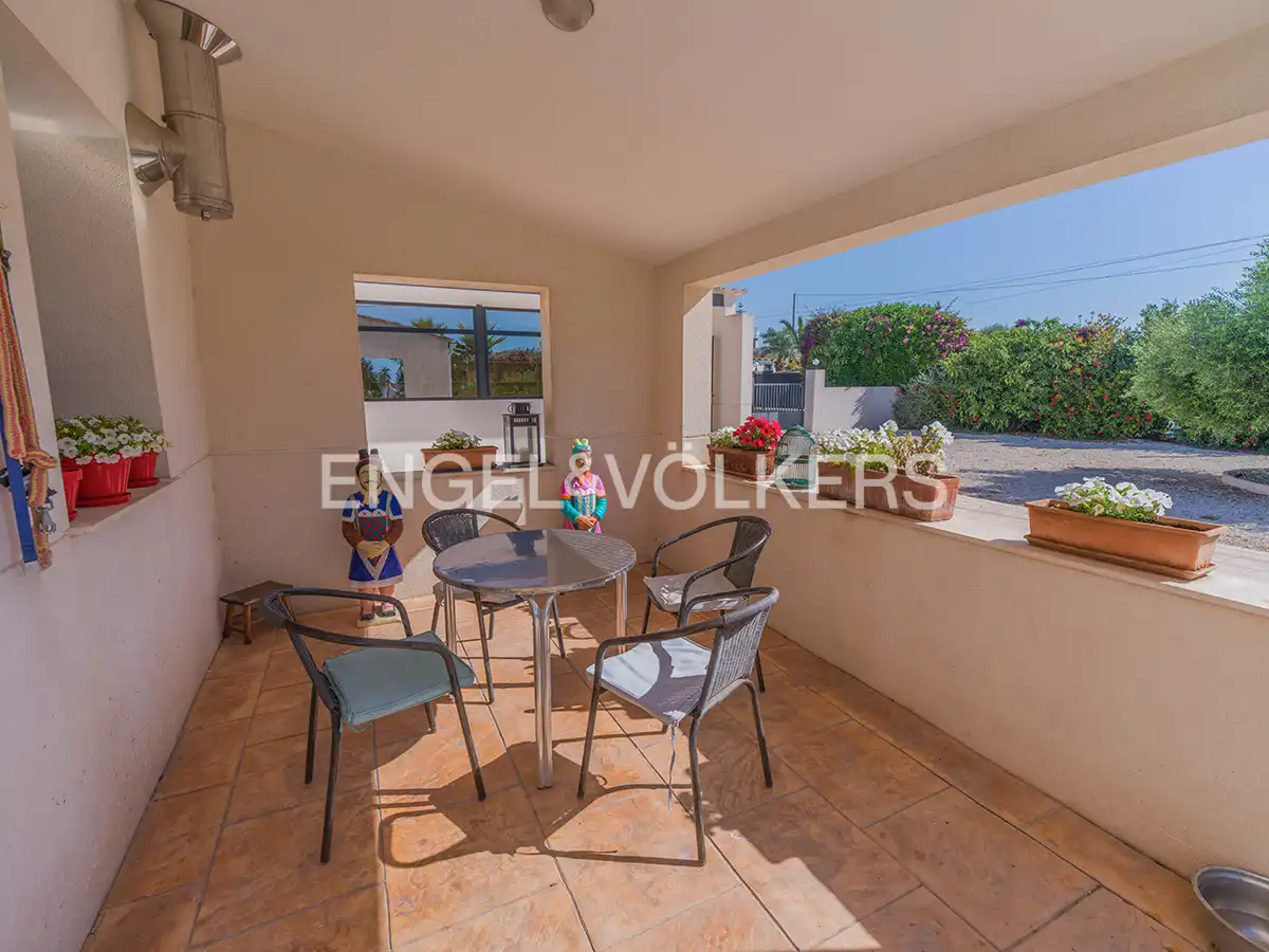 Terraza de Casa o chalet en venta en Santa Pola con Aire acondicionado, Calefacción y Jardín privado