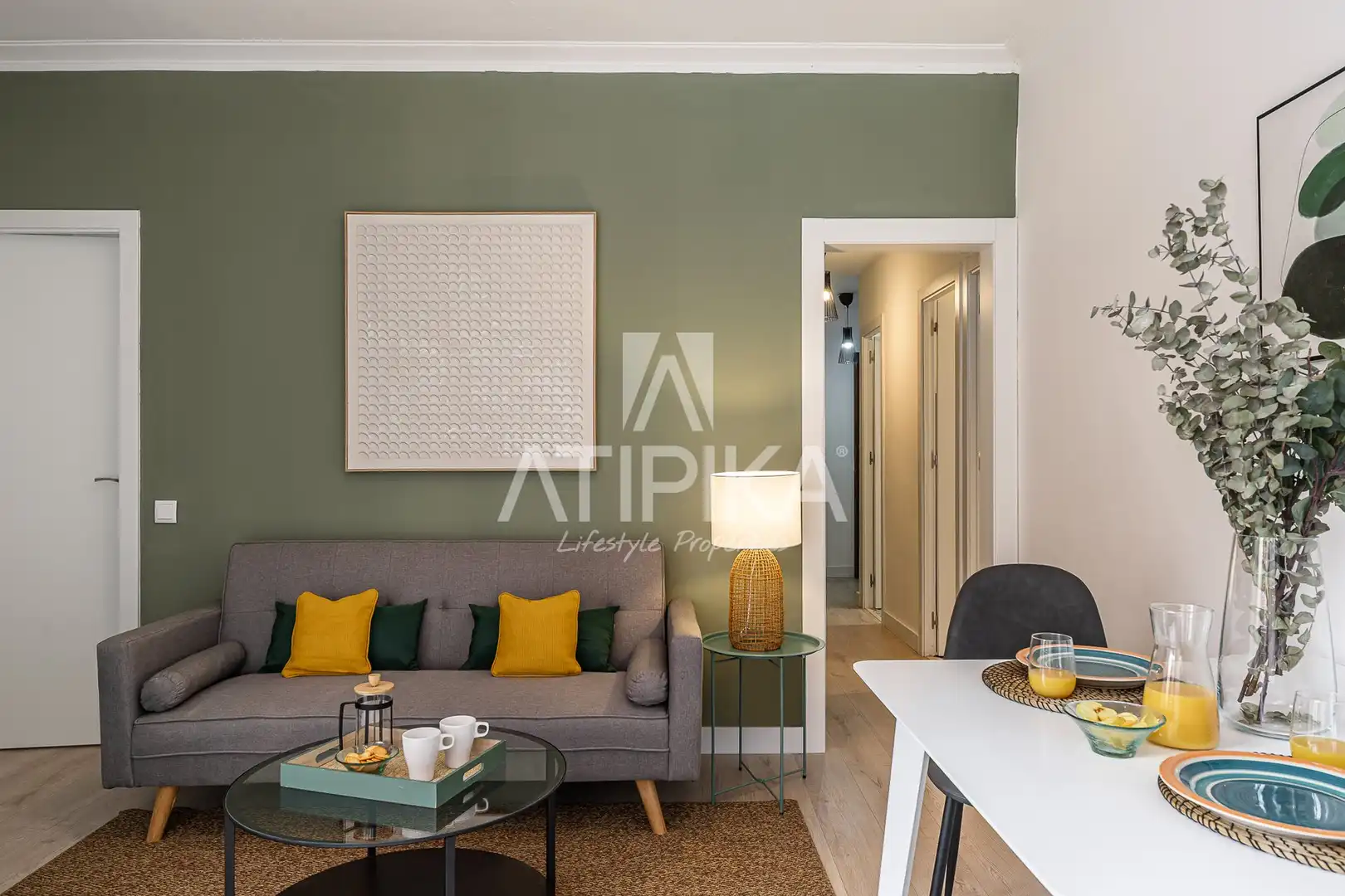 Bedroom of Flat for rent in Barcelona  with Air Conditioner, Heating and Parquet flooring