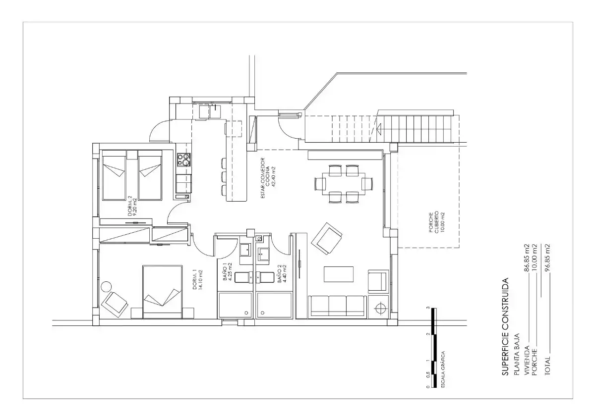 Bungalow avec terrasse à vendre à San Miguel de Salinas, imagen 2