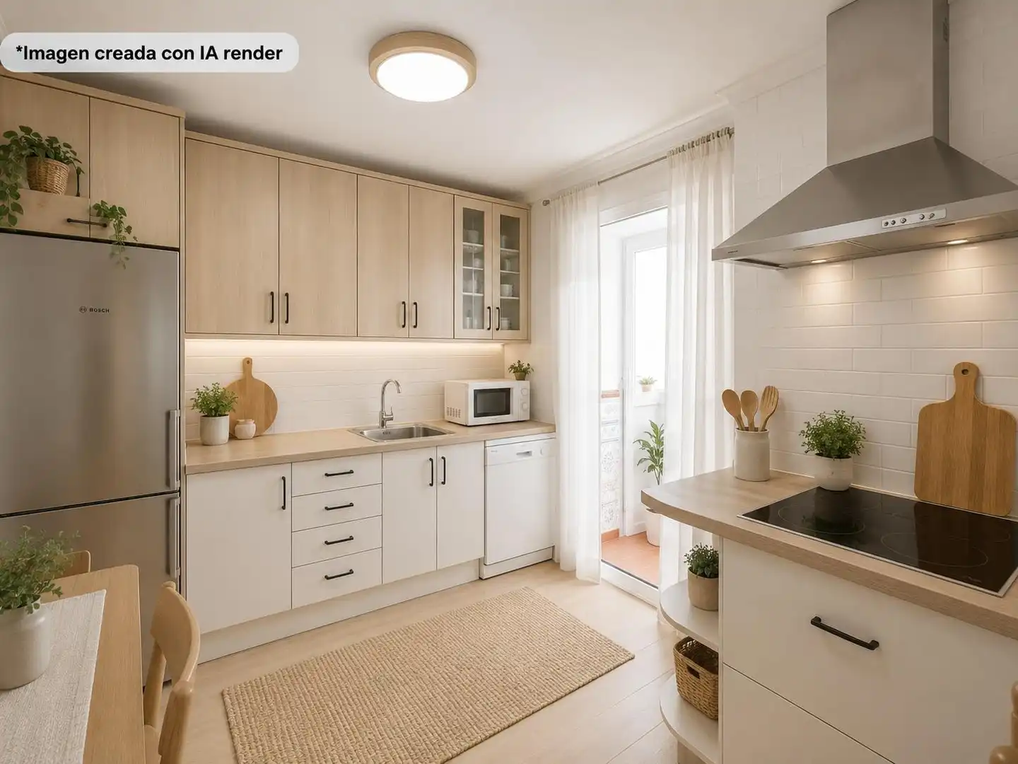 Cocina de Piso en venta en Sanlúcar de Barrameda con Aire acondicionado, Calefacción y Parquet