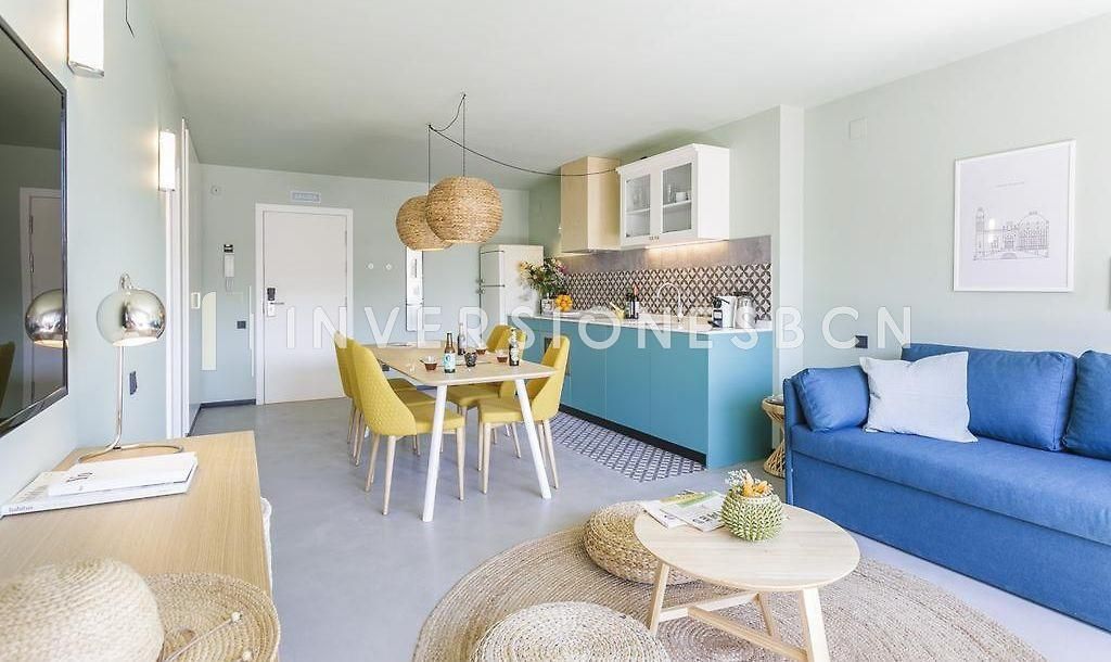 Living room of Flat to rent in  Barcelona Capital  with Air Conditioner, Heating and Terrace