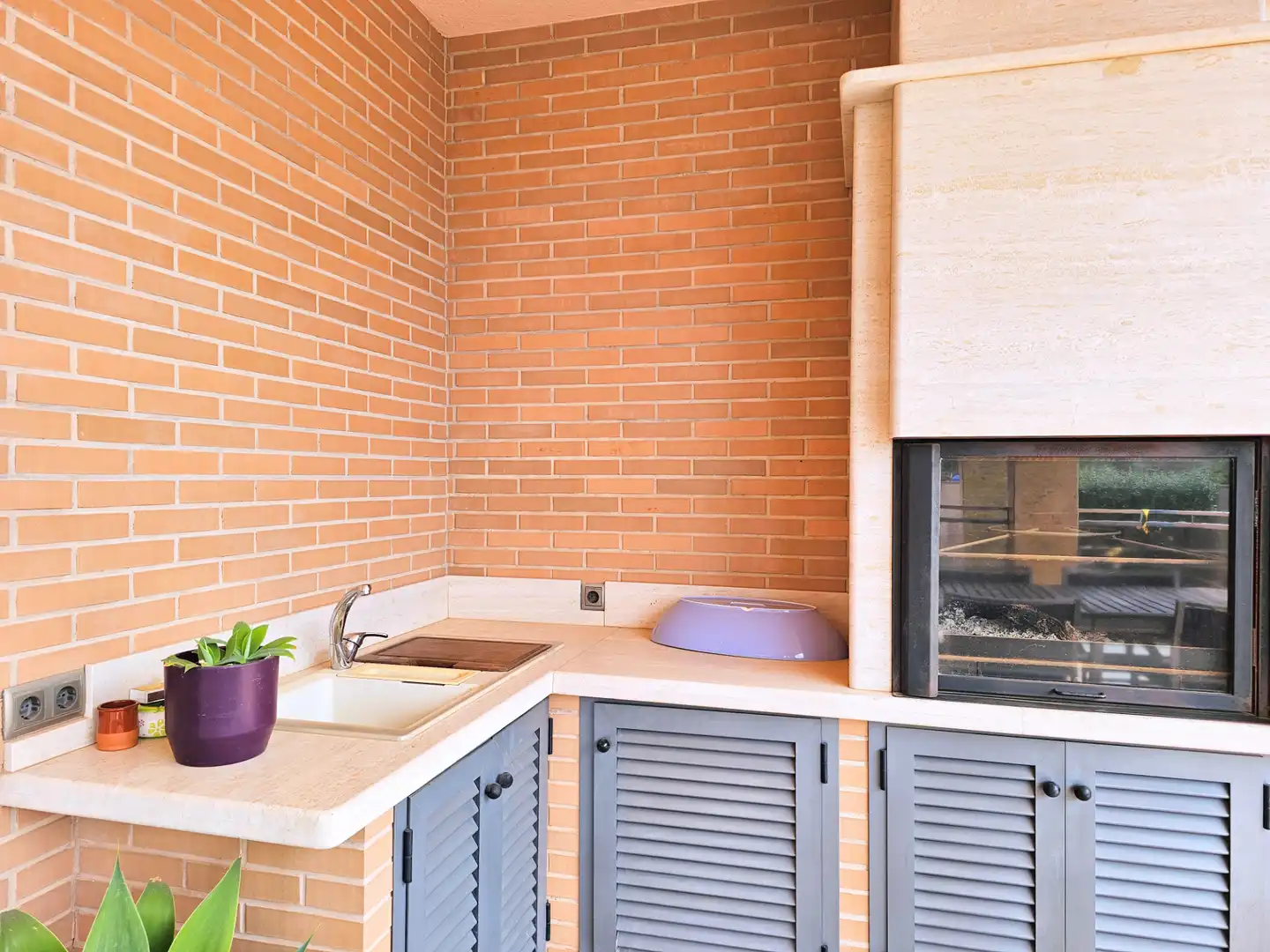 Cocina de Casa o chalet en venta en Cartagena con Aire acondicionado, Calefacción y Jardín privado
