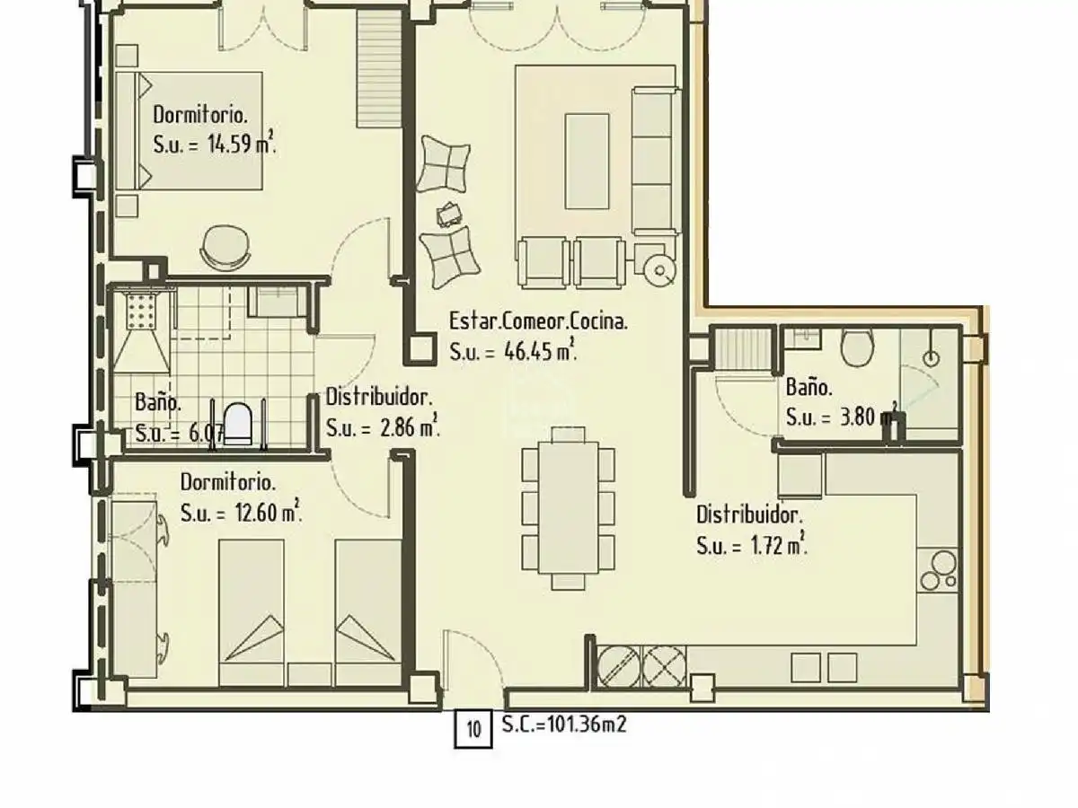 Apartment mit Garten zum Verkauf in Cala Bona, imagen 13