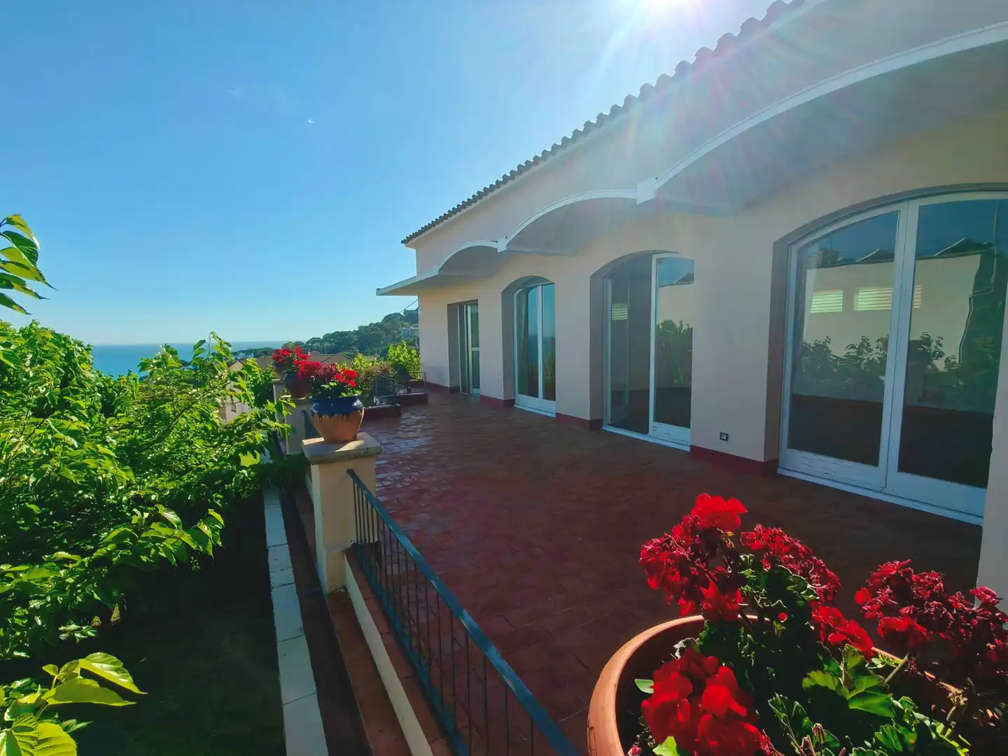 Terrace of Houses for rent in Caldes d'Estrac  with Air Conditioner, Heating and Private garden
