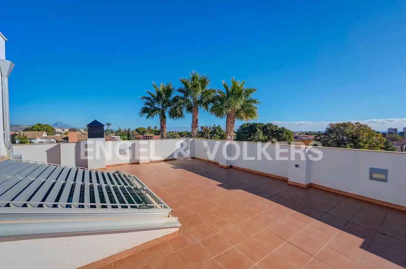 Terrace of Houses for sale in Sant Joan d'Alacant  with Air Conditioner, Private garden and Terrace
