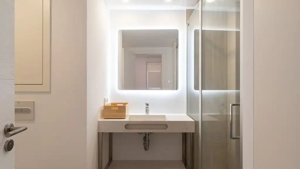 Baño de Apartamento en venta en Calvià con Aire acondicionado, Terraza y Amueblado