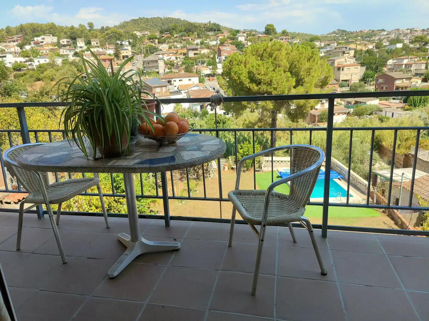 Terrassa de Finca rústica en venda en Sant Vicenç Dels Horts amb Calefacció, Terrassa i Piscina