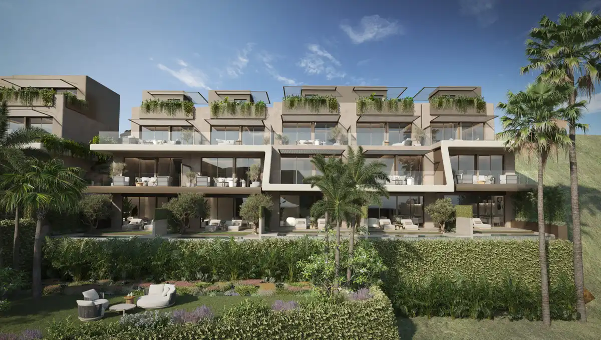 Exterior view of Detached homes for sale in Marbella  with Private garden, Terrace and Swimming Pool