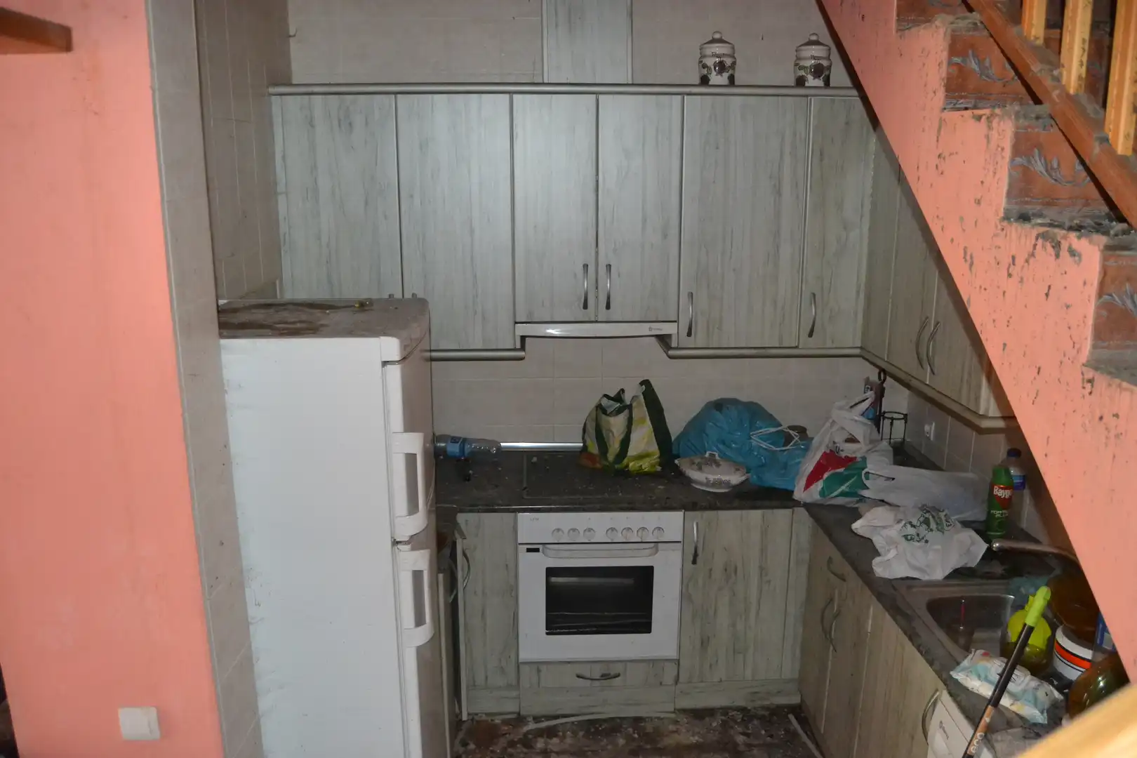 Cuina de Casa o xalet en venda en Santa Cilia amb Jardí privat