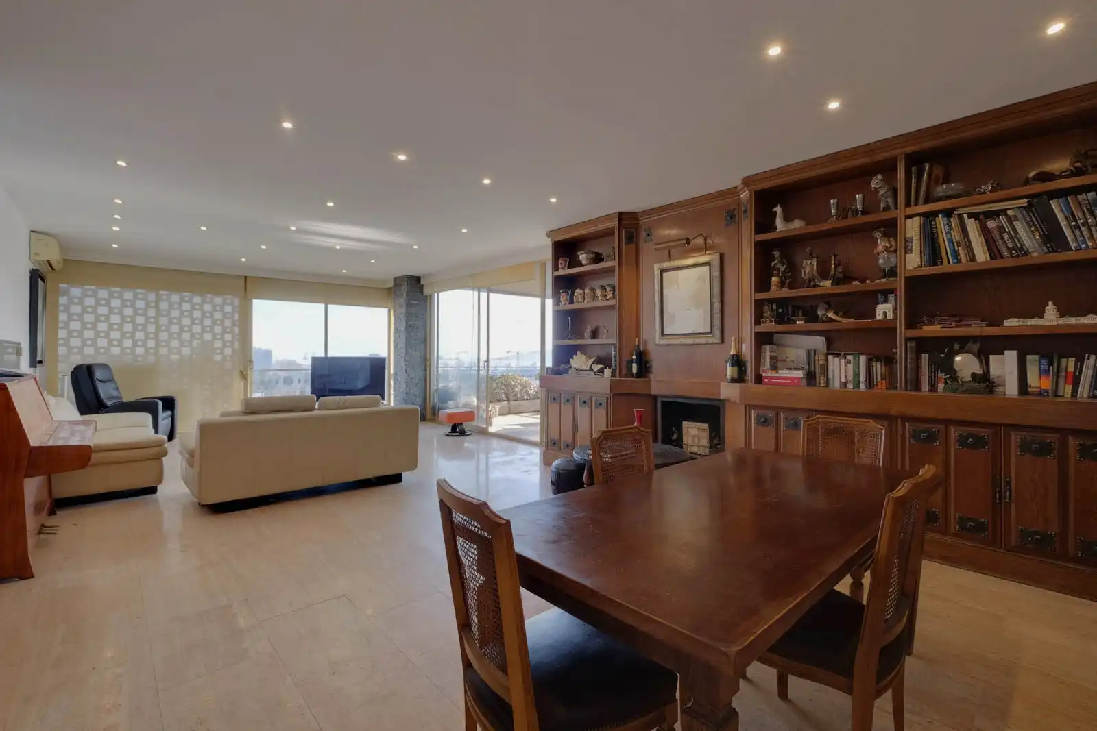 Esszimmer von Wohnung zum Verkauf in Barcelona mit Klimaanlage, Heizung und Parkett