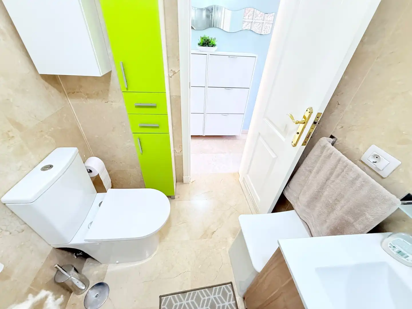 Badezimmer von Wohnungen zur Miete in Puerto de la Cruz mit Terrasse, Abstellraum und Möbliert