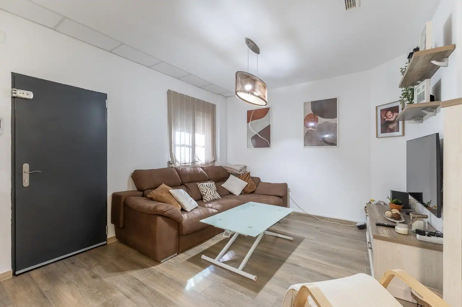 Sala de estar de Piso en venta en Alaquàs con Aire acondicionado y Terraza