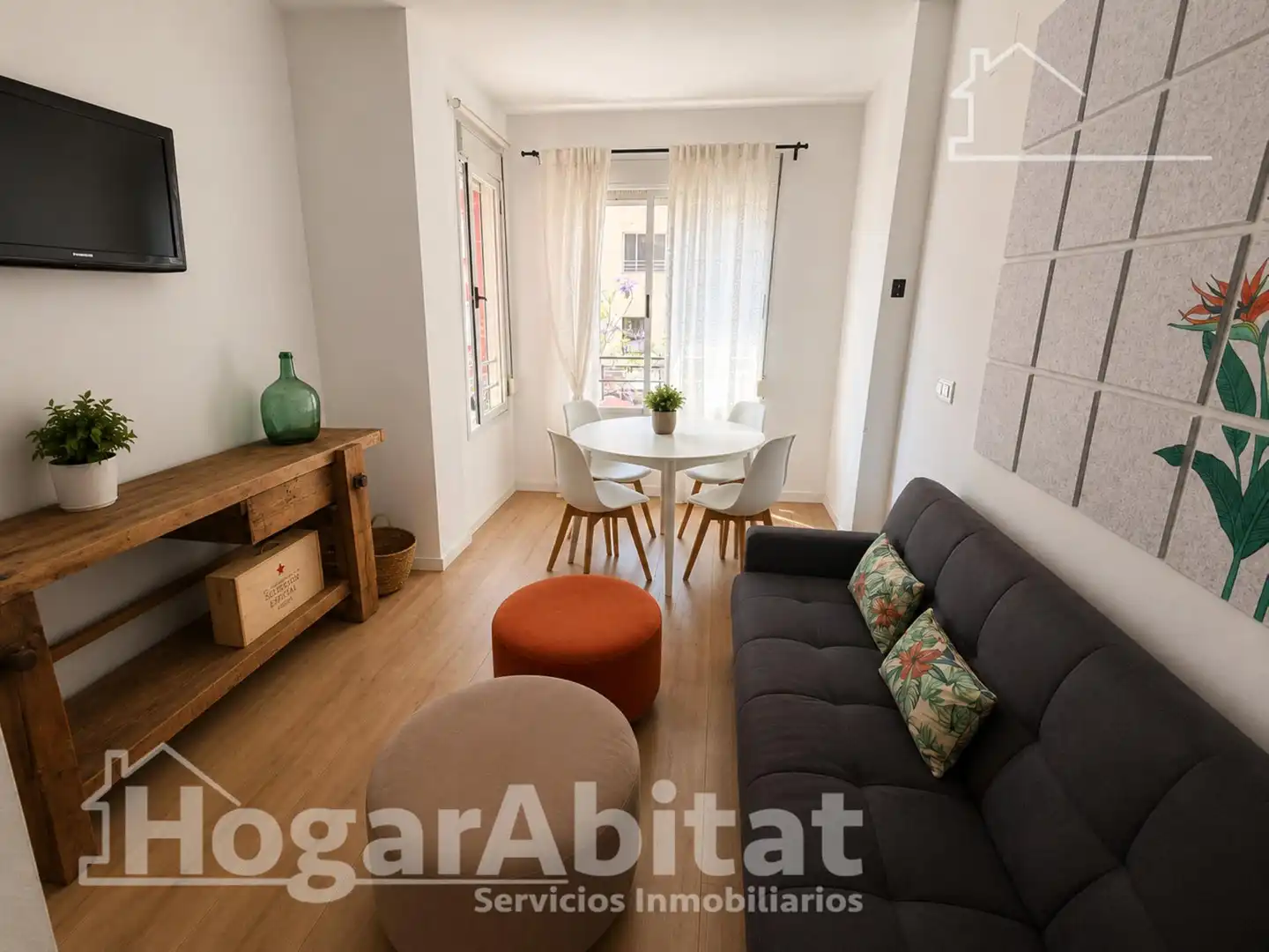 Sala de estar de Piso en venta en Valencia con Aire acondicionado, Calefacción y Parquet