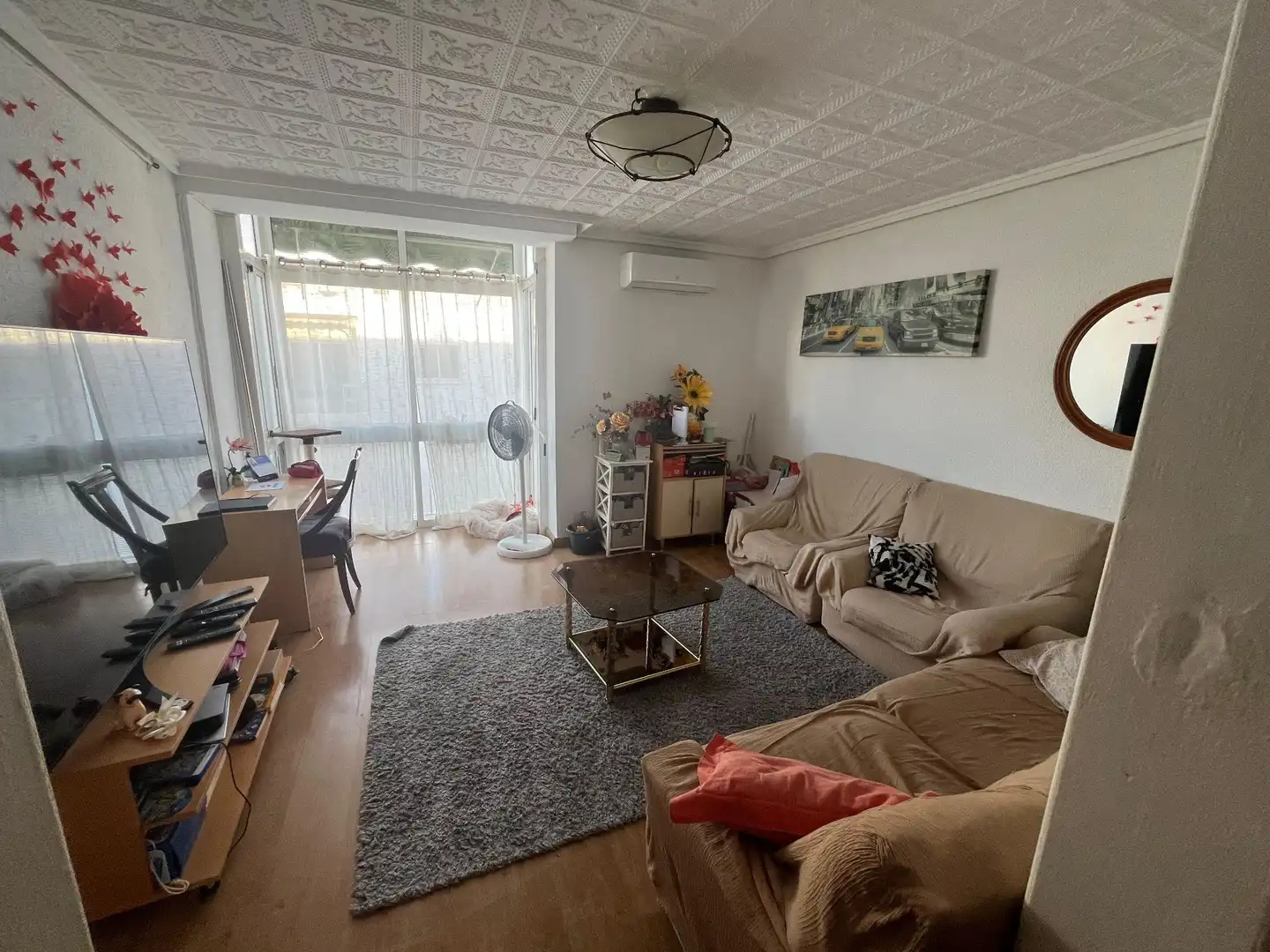 Sala de estar de Piso en venta en Benetússer con Aire acondicionado, Calefacción y Terraza