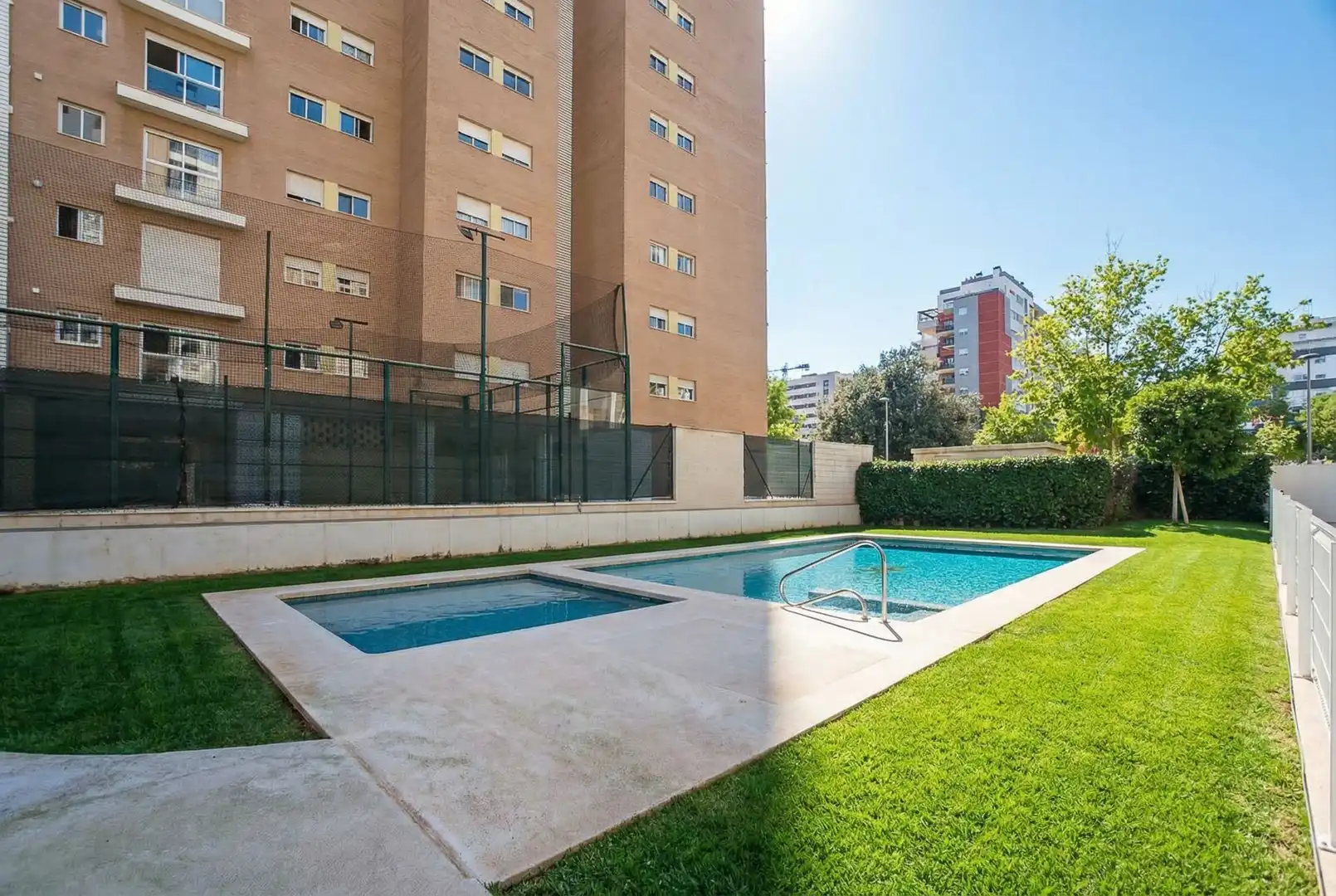Swimming pool of Apartments for sale in Castellón de la Plana / Castelló de la Plana  with Air Conditioner, Heating and Storage room