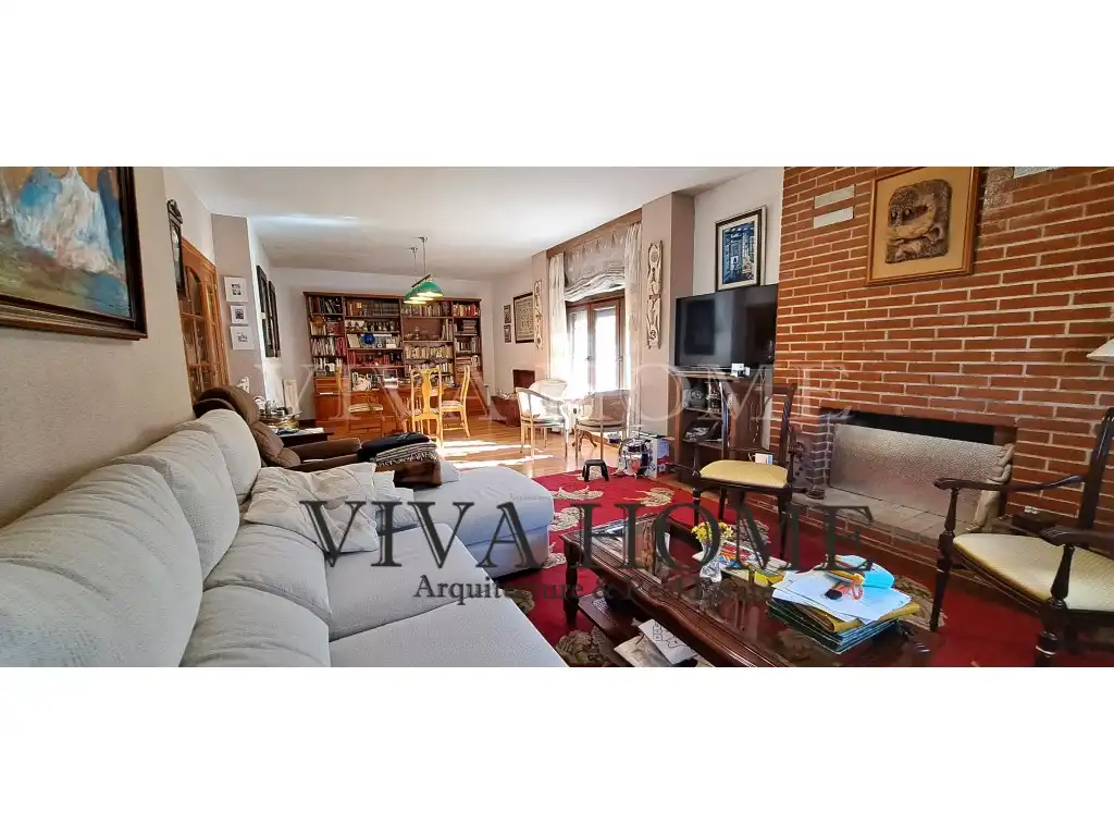 Sala de estar de Casa o chalet en venta en Rivas-Vaciamadrid con Aire acondicionado, Jardín privado y Terraza