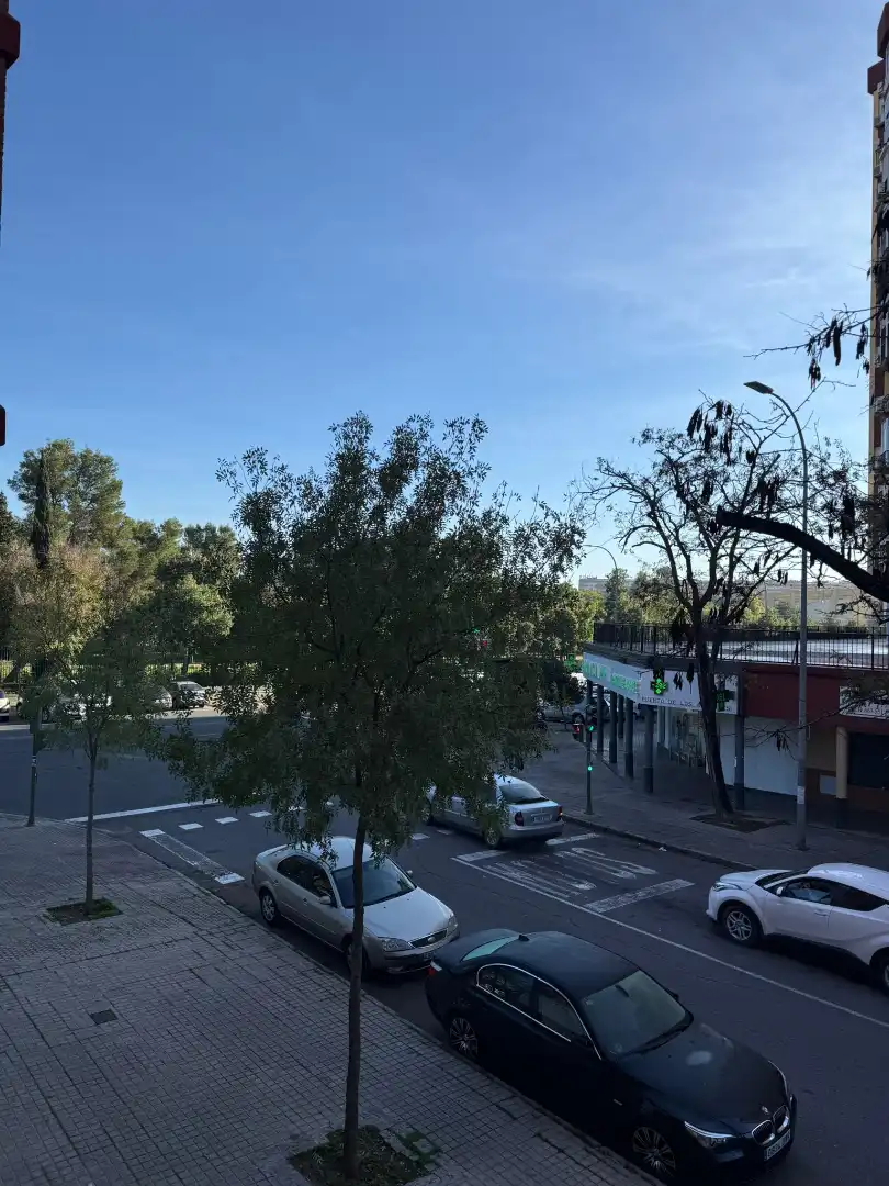 Außenansicht von Wohnung zum Verkauf in Sevilla mit Klimaanlage und Terrasse