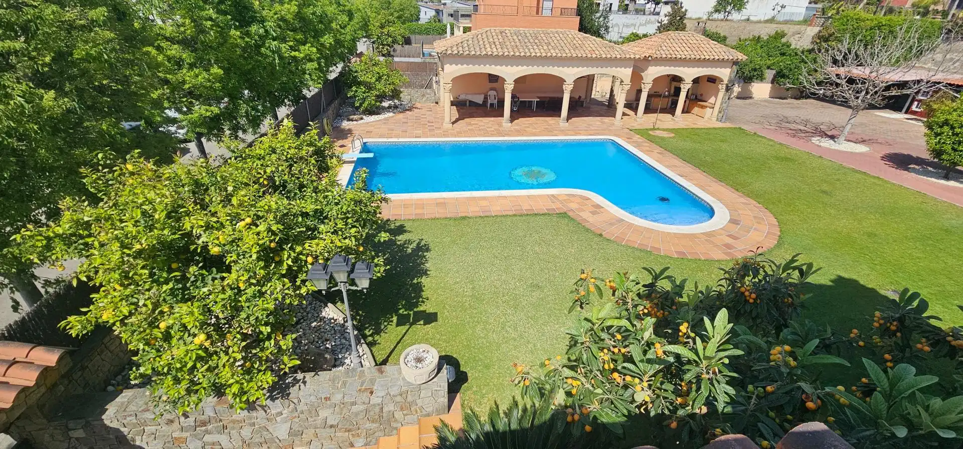 Swimming pool of Houses for sale in Mataró  with Air Conditioner, Heating and Terrace