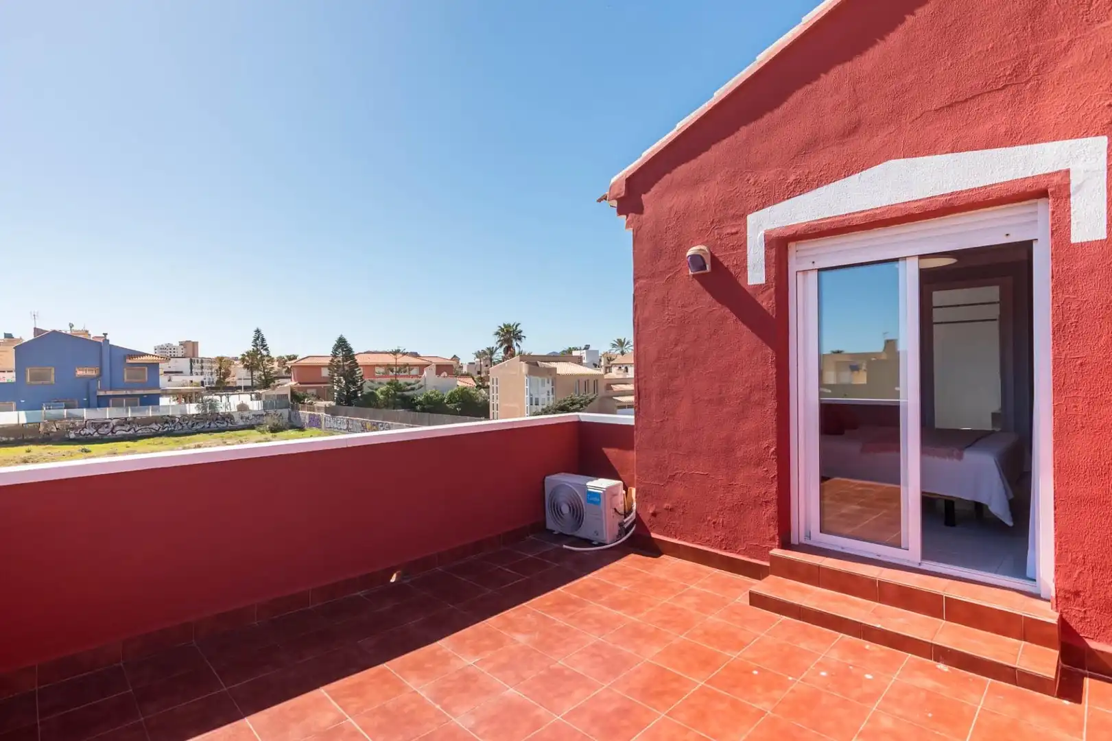 Terraza de Casa o chalet en venta en La Manga del Mar Menor con Aire acondicionado, Calefacción y Jardín privado